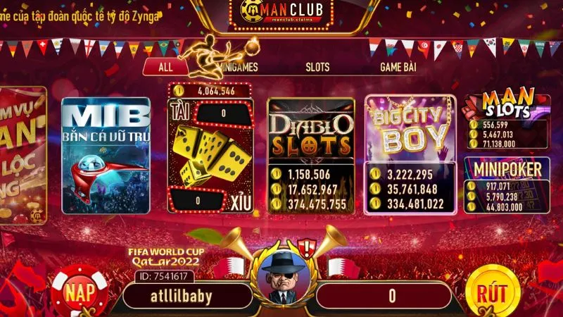 Kho game bài đổi thưởng ManClub đa dạng 