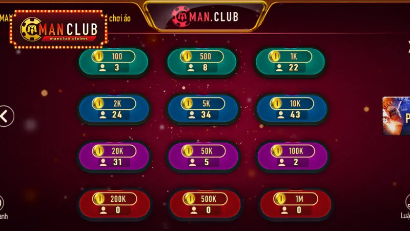 Thông tin game bài Phỏm ManClub