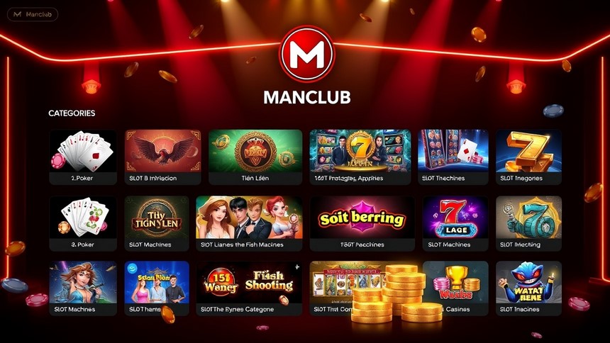 Kho trò chơi hấp dẫn của Manclub Kho trò chơi hấp dẫn của Manclub